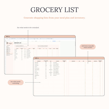 Aureline Meal Planner