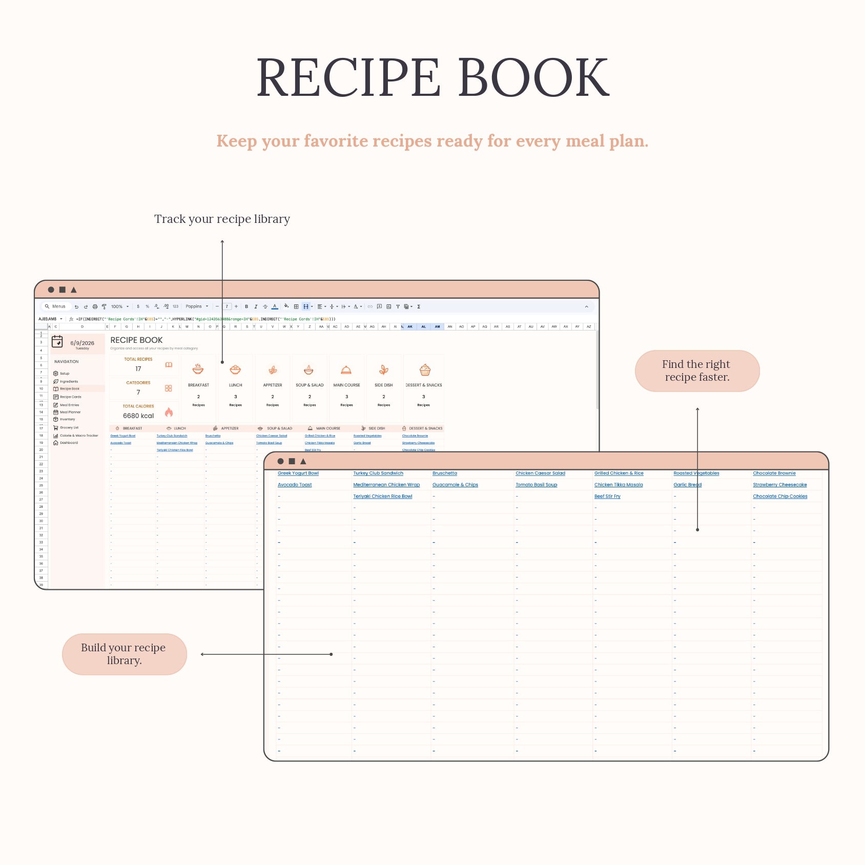 Aureline Meal Planner